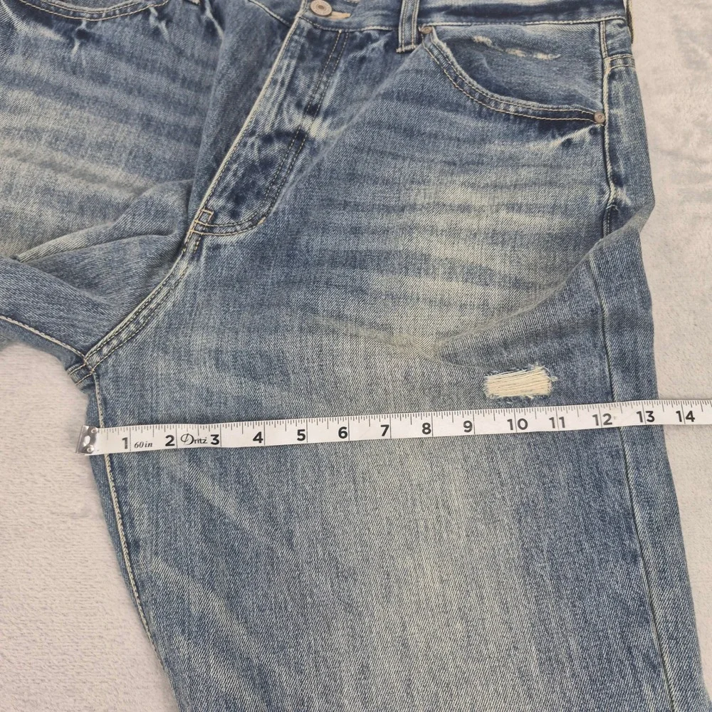 Wide Leg KanCan 15 (36) Women Distressed Jeans High Rise Button KC7373M 40267